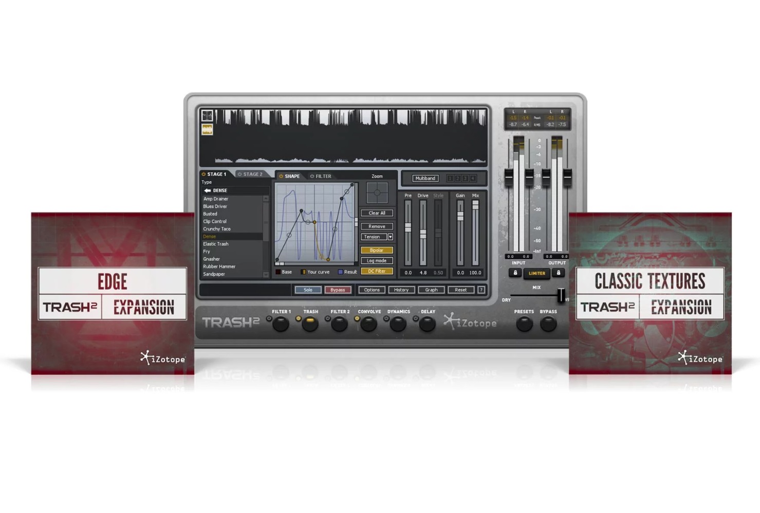 iZotope Trash 2 XL |  Including 2 Free Expansion Packs